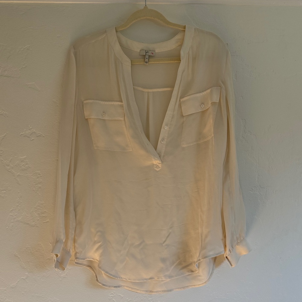 Joie Light Beige Blouse